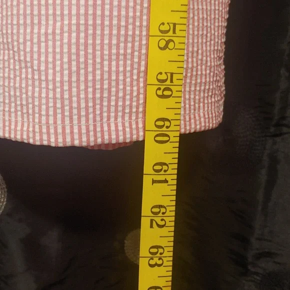 Sugar + Lips Jumpsuit size XL Red or Dark Pink and White Stripes - Picture 10 of 16